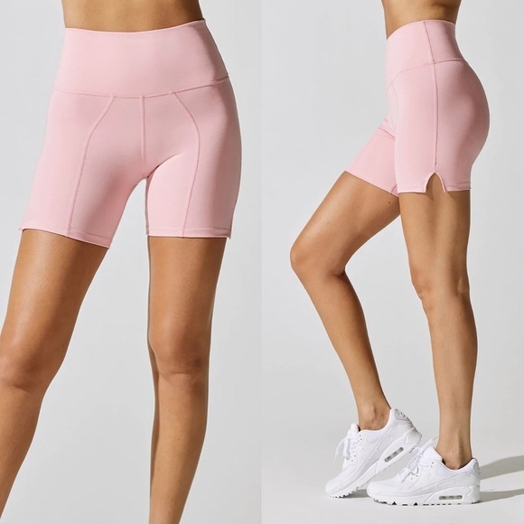 CARBON38 X ELEVEN BY VENUS WILLIAMS High Waisted Tennis Shortie in Peony Pink XS - Picture 1 of 6